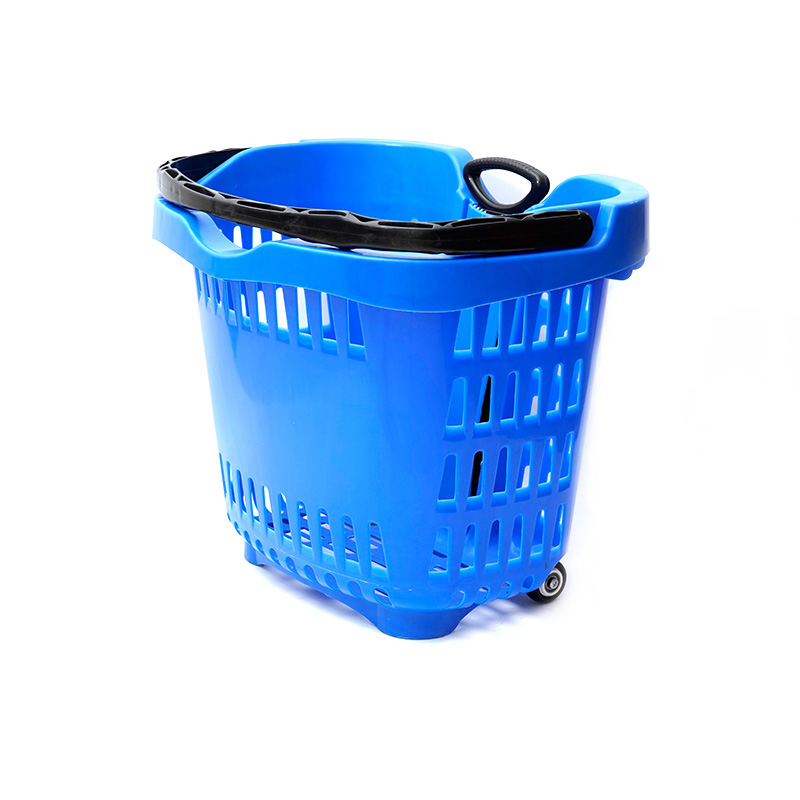 XC-B-13. Giỏ đựng đồ nhựa + siêu thị mua sắm dễ sử dụng, mua sắm nhựa tùy chỉnh màu sắc quy cách cố định