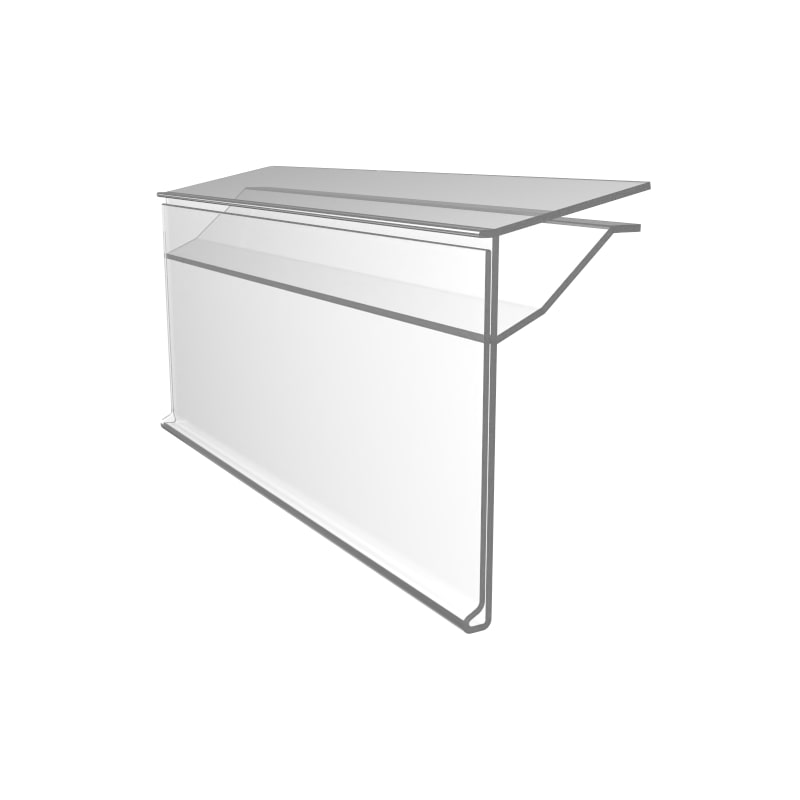 Dải nhãn XC LB 23 dùng làm kệ giá kệ trưng bày bảo vệ môi trường và đẹp bằng nhựa PVC màu sắc tùy chỉnh quy cách cố định